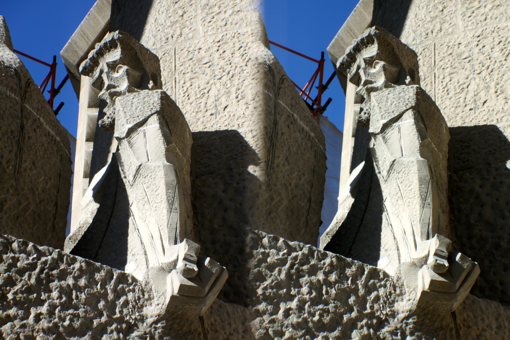 Judas Estereoscopía Puerta de Getsemaní en el Pórtico de la Fachada